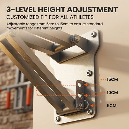 Wall Mounted Pull Up Bar, Foldable Chin Up Bar for Home Gym – image 10