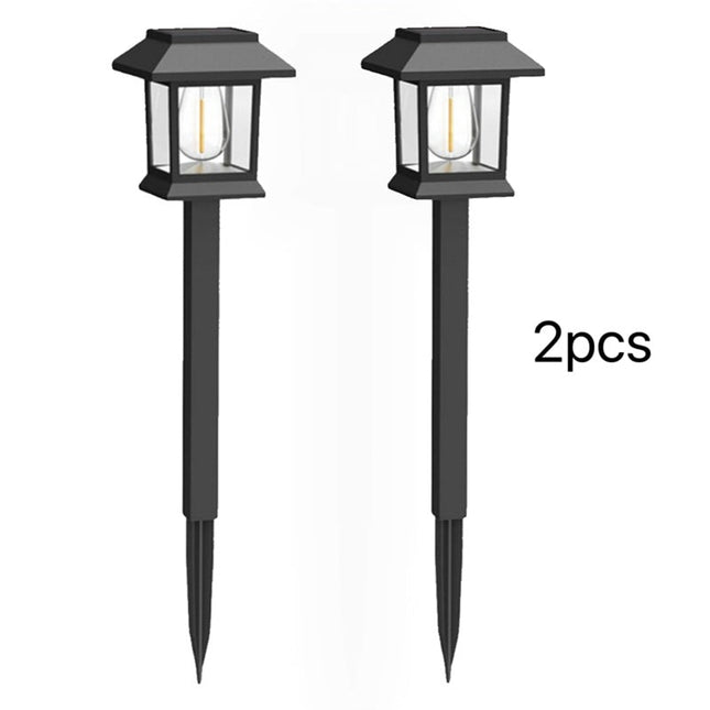 Outdoor Solar Lights for Yard, Waterproof Solar Pathway Lights, Solar Garden Lights for Driveway and Landscape, 2 Pack_12