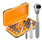 Screwdriver Set Ratchet Wrench 42 in 1, S2 Steel Screwdriver Bit Set, Hand Tools Kit for Home Repair