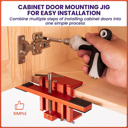 Cabinet Door Mounting Jig, Cabinet Installation Tools for Frameless Cabinets