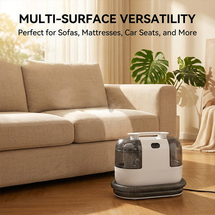 Portable Carpet Cleaner Machine, Upholstery Cleaner with Dual Tanks – image 6