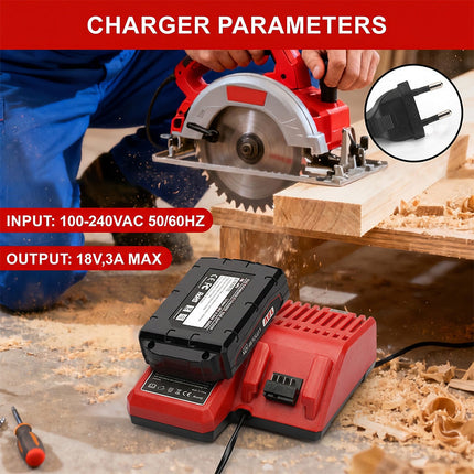 Battery Charger Replacement, 18V Lithium Ion Battery Charger for Power Tool Batteries – image 8