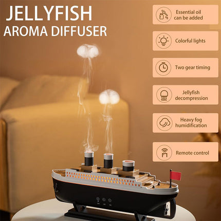 Essential Oil Diffuser, Cool Mist Humidifier with 7 Color Night Light