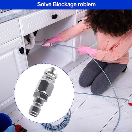 Stainless Steel Drain Cleaning Nozzle – image 6
