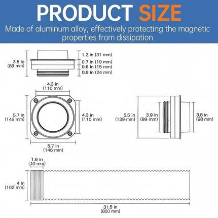 Magnetic Dryer Vent Connector Kit