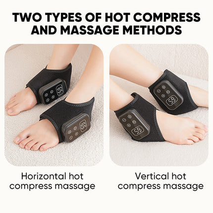 Heated Ankle Wrap for Pain Relief, Cordless Portable Heating Pad with Vibration Massage – image 4