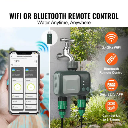 Sprinkler Timer with WiFi Gateway, Smart Garden Hose Timer for Hose Faucet – image 4