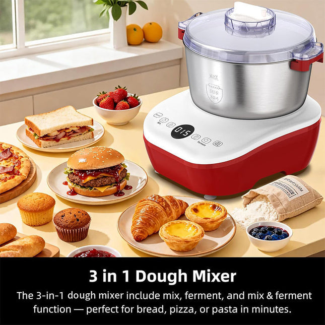 Automatic Dough Mixer with Ferment Function, Bread Dough Mixer for Pizza and Pasta, Dough Maker, Kitchen Appliance_01