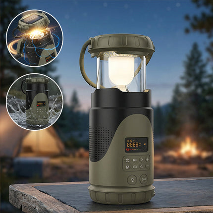 Rechargeable Flashlight, Weather Radio with Hand Crank and Solar – image 7