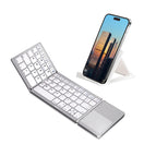 BT*3 Tri-Fold Touchpad with Stand - Silver