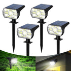 Solar Lights for Garden 2 in 1, Solar Lights for Yard with Wall Mount, Solar Landscape Lights for Driveway and Patio