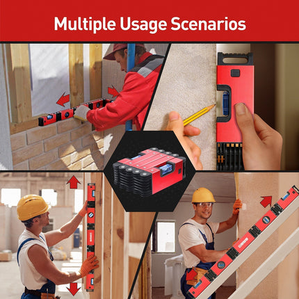 Foldable Bubble Level Tool, Carpenter Tools and Measuring Tool – image 11