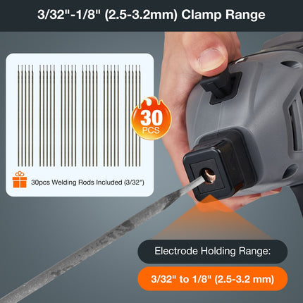Stick Welder, Portable Welder with Welding Helmet – image 17