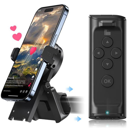 Bluetooth Page Turner Remote with Phone Stand – image 10