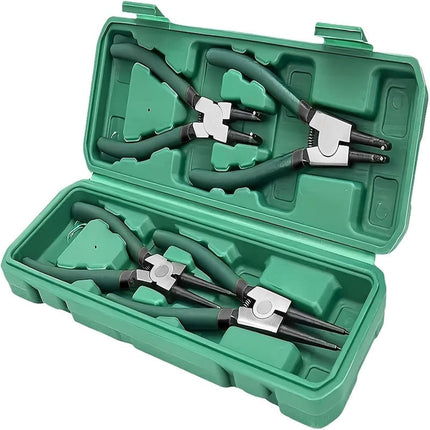 Snap Ring Pliers Set, 4 Piece Circlip Removal Tool with Storage Case