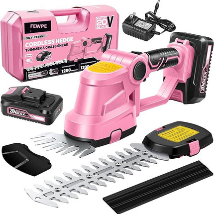 Cordless Hedge Trimmer, Cordless Grass Trimmer and Weed Cutter – image 9