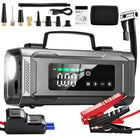 Portable Jump Starter with Tire Inflator and Air Blower, Jump Box