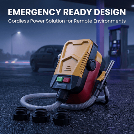 Fuel Transfer Pump Battery Powered, Gas Siphon Pump with Auto Stop