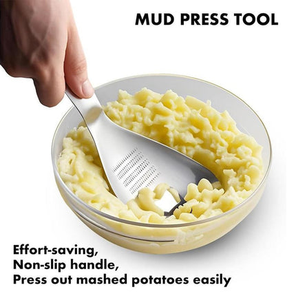 Stainless Steel Slotted Spoon 5 in 1 Kitchen Utensil, Garlic Grater – image 5
