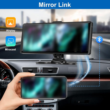 Dash Cam with Wireless CarPlay and Android Auto, 4K Dashcam Front and Rear Car Camera – image 5