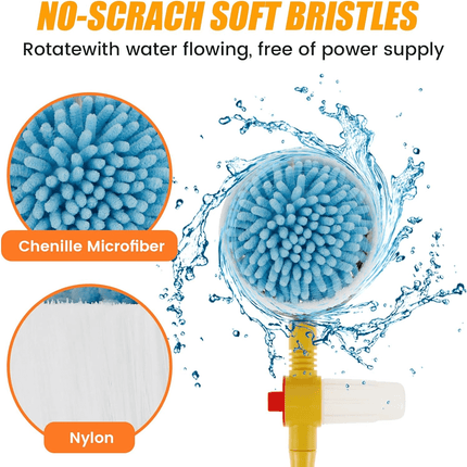 Car Wash Brush 360 Spin Mop, Car Detailing Kit for Auto and RV Cleaning – image 5