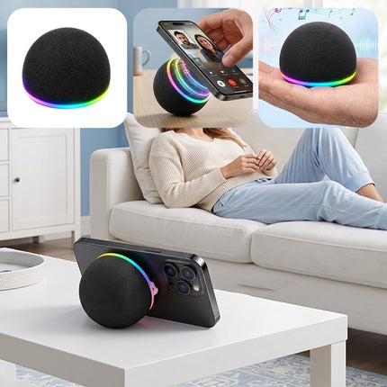 Magnetic Bluetooth Speaker with Phone Stand, Mini Wireless Speaker with 5W Bass – image 7