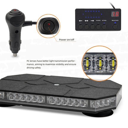 LED Flashing Strobe Light Bar, Emergency Vehicle Lights and Police Lights