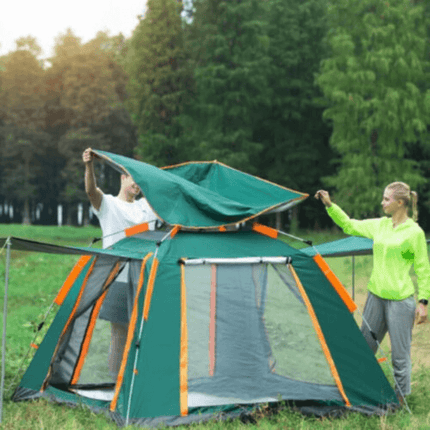 Instant Pop Up Tent, Automatic Tent for 2 to 4 Person with 2 Doors and Windows – image 7