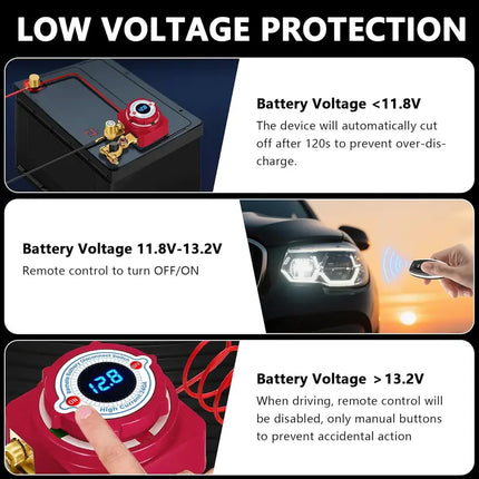 Car Kill Switch, 12V Battery Cut Off Switch for Boat and RV – image 5