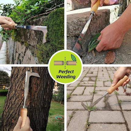 Crack Weeder Tool, Stainless Steel Weed Removal Tool for Sidewalk Cracks