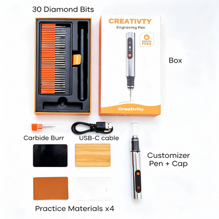 Cordless Engraving Pen with 30 Bits, Rechargeable Electric Engraving Pen – image 4