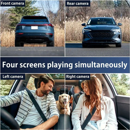 Dash Cam Front and Rear, 1080P Dash Cam with 64GB SD Card