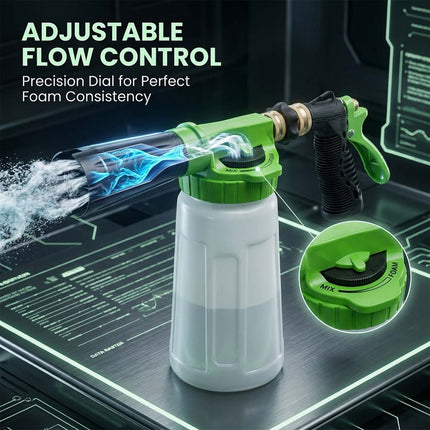 Car Wash Foam Sprayer, Foam Cannon for Hose with Adjustable Ratio Dial – image 4