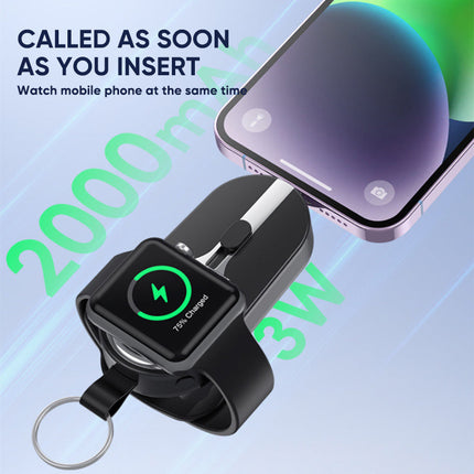 Portable Charger Keychain, 2000mAh Portable Power Bank with Carabiner – image 5