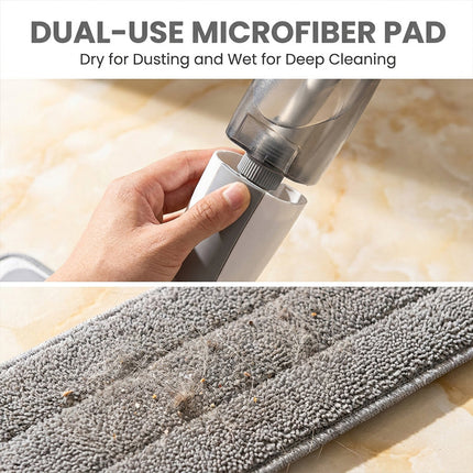 Microfiber Mop for Floor Cleaning, Spray Mop with 4 Washable Pads – image 4
