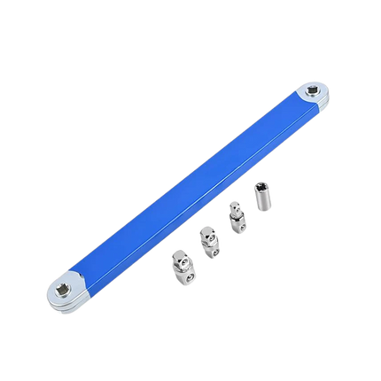 Offset Extension Wrench 15 Inch, Wrench Extender with 3 Socket Adapters – image 17