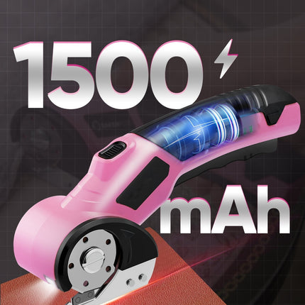 Electric Scissors with Extra Blade and Bag, Cordless Electric Scissors for Cardboard – image 5