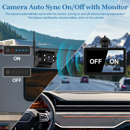 Magnetic Truck Backup Camera for Trailer – image 8