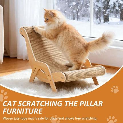 Cat Scratcher Lounge Chair, Sisal Cat Scratch Board – image 4