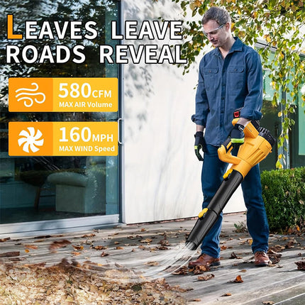 Cordless Leaf Blowers, Handheld Leaf Blower with 6 Speeds – image 8