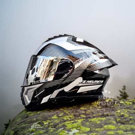 Full Face Motorcycle Helmet Modular, DOT Approved Motorcycle Helmet with Dual Lens – image 8
