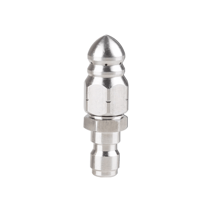 High Pressure Nozzle for Pipe Cleaning, Stainless Steel Drain Cleaning Nozzle, Drain Unclogger, Drain Cleaning Tool