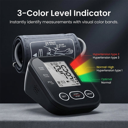 Home Blood Pressure Monitor, Automatic Blood Pressure Cuff Upper Arm – image 5