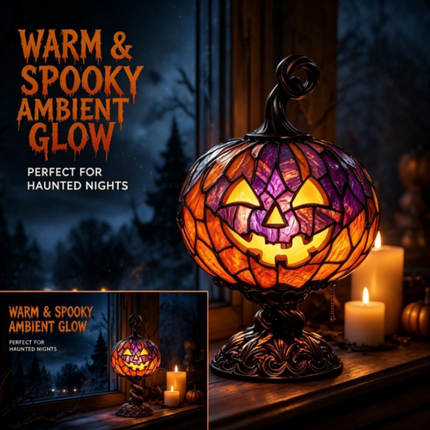 Small Table Lamp, Pumpkin Decor – image 4