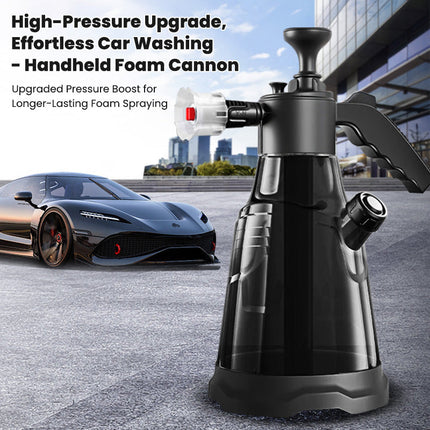 Foaming Sprayer Bottle with Hand Pump, Pump Sprayer for Car Wash with 2 Nozzles – image 4
