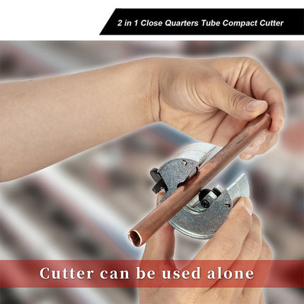 PVC Pipe Cutter Ratcheting, Tubing Cutter for Copper Pipe 1/4 to 7/8 Inch – image 7