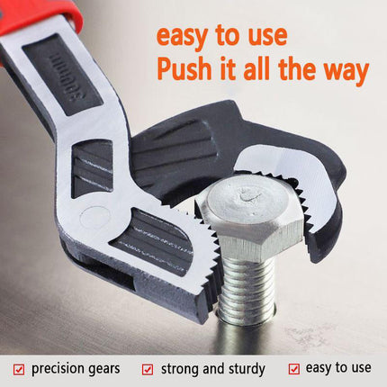 Adjustable Wrench with Quick Opening, Pipe Wrench Self Locking – image 9