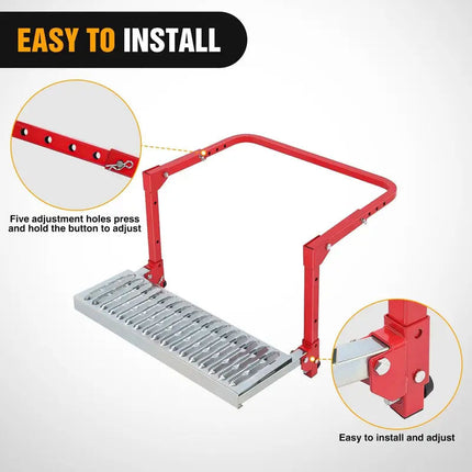 Folding Tire Step for Truck, Truck Accessories for Roof Rack Access – image 5