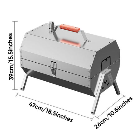 Portable Electric BBQ Grill with Rotisserie, Rotating Kebab Grill with Skewer Set – image 6
