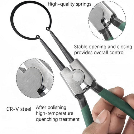 Snap Ring Pliers Set, Retaining Ring Pliers with Straight and Bent Tips – image 4